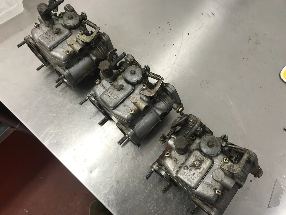 Solex Mikuni Before Carburettor Restoration